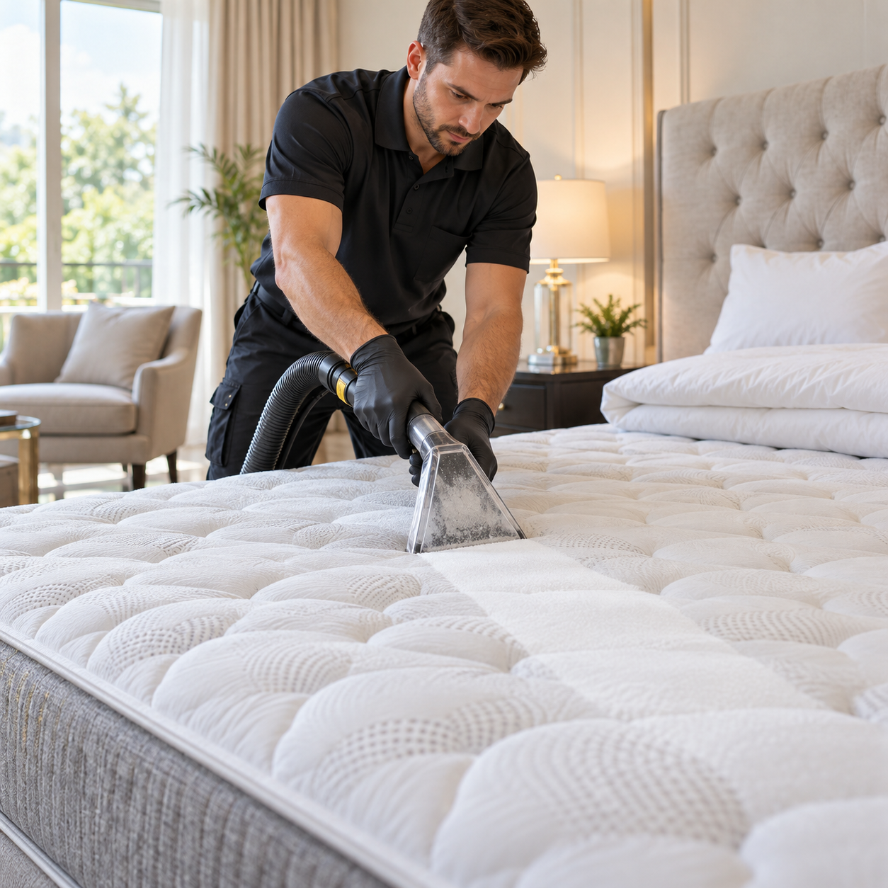 Deep Mattress Sanitization Result